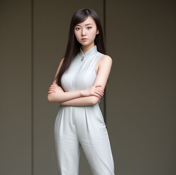 Beautiful woman of Singapore.